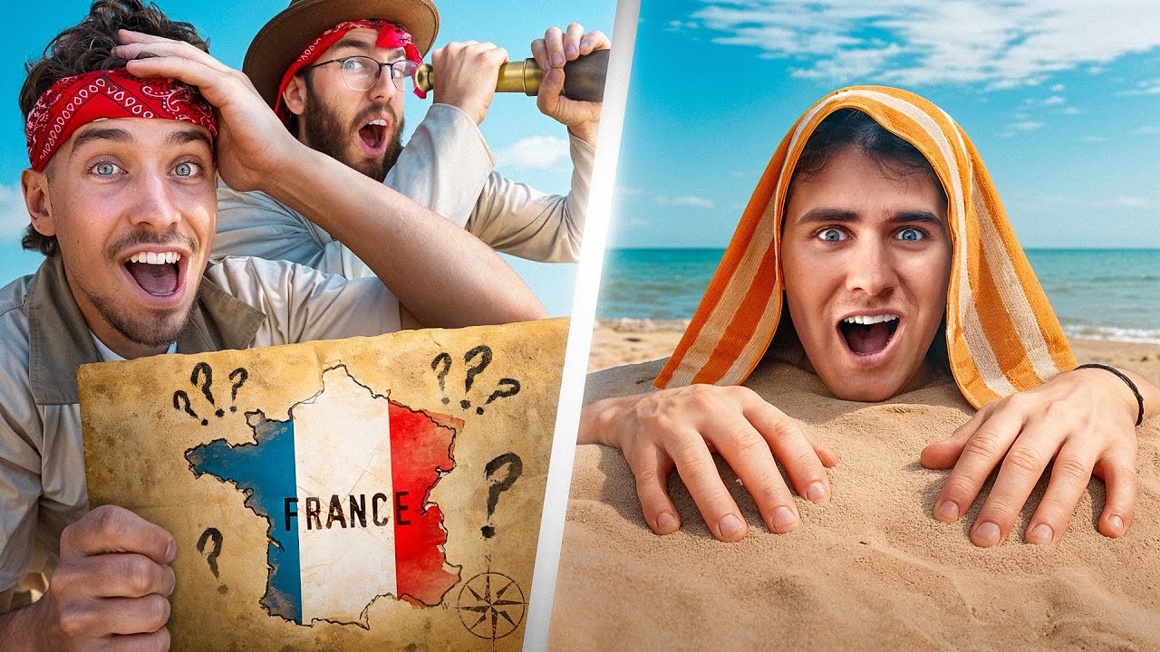 CACHE CACHE GÉANT DANS TOUTE LA FRANCE ! (GEOGUESSR IRL)