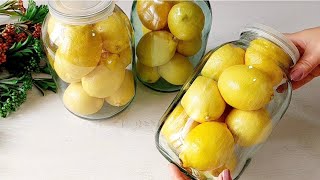 WITHOUT freezing! WITHOUT cooking! This is how I keep LEMON fresh for 2 years! #lemon #fruit