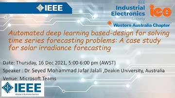 Automated deep learning based-design for solving time series forecasting problems