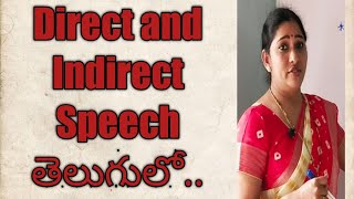 Direct and Indirect Speech English Grammar Video screenshot 1