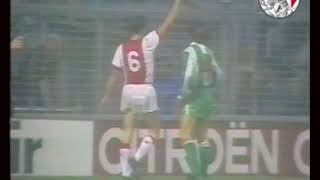 Ajax Europacup II 1987 - alle wedstrijden, alle goals