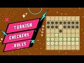 Turkish Draughts Rules How To Play Checkers Turkish Checkers Online