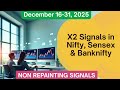 🚀 X2 signals in Nifty, Banknifty & Sensex | Dec 16-31. 2025 | Rule based trading | #Nifty #Banknifty
