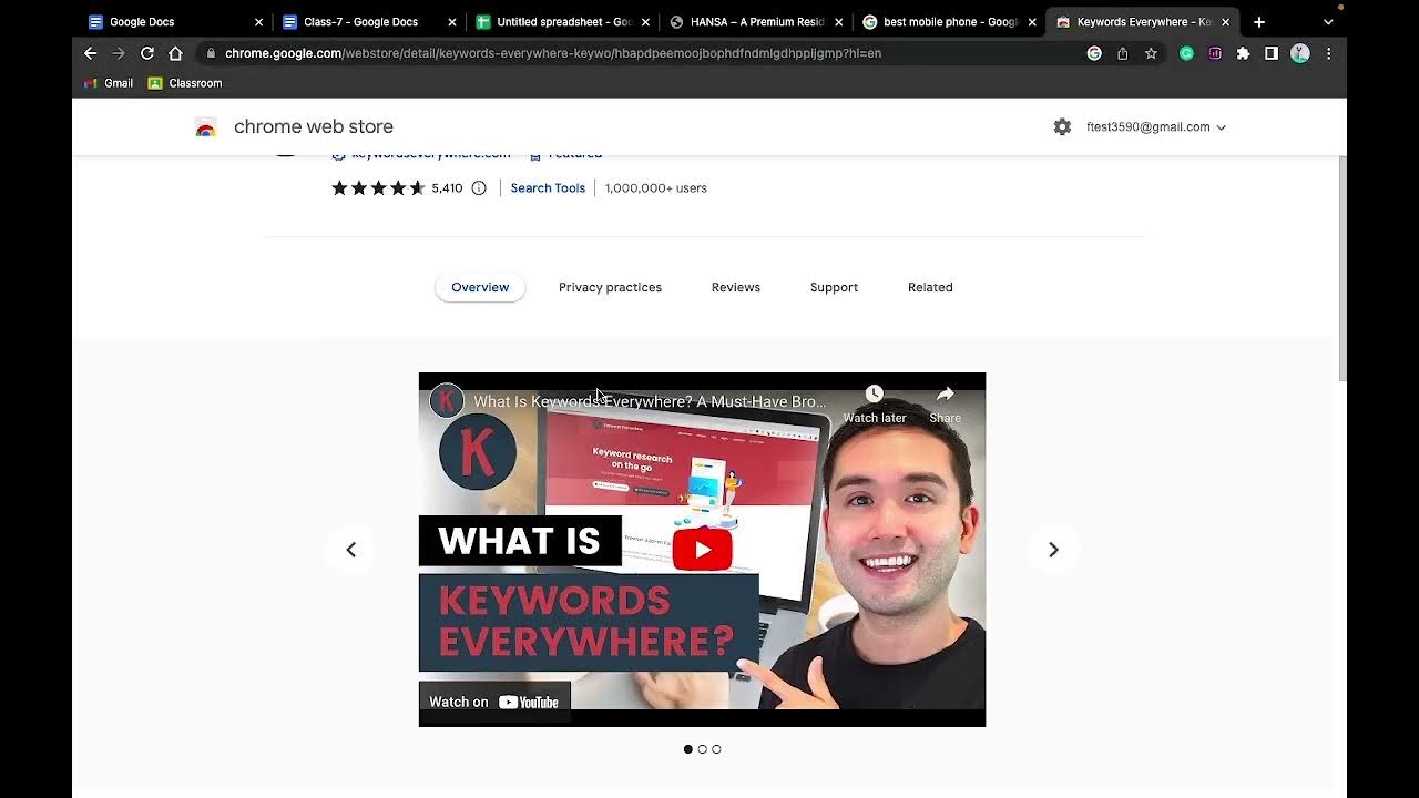 Keyword Everywhere Extension How To Use Keywords Everywhere SEO