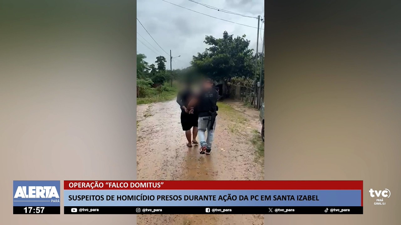 Polícia Civil prende suspeitos de homicídio em Santa Izabel do Pará