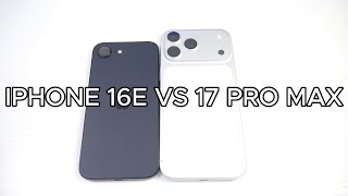 iPhone 16e VS iPhone 17 Pro Max Speed Test!