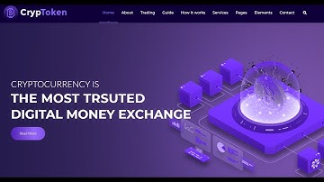 Cryptocurrency WordPress Theme Demo | Cryptoken | ThemesRain.com