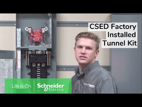 Adjusting CSED Factory Installed Tunnel Kit Following Utility Wiring | Schneider Electric Support