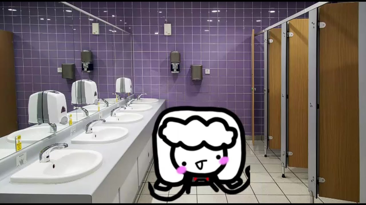 screaming in public restroom prank - YouTube