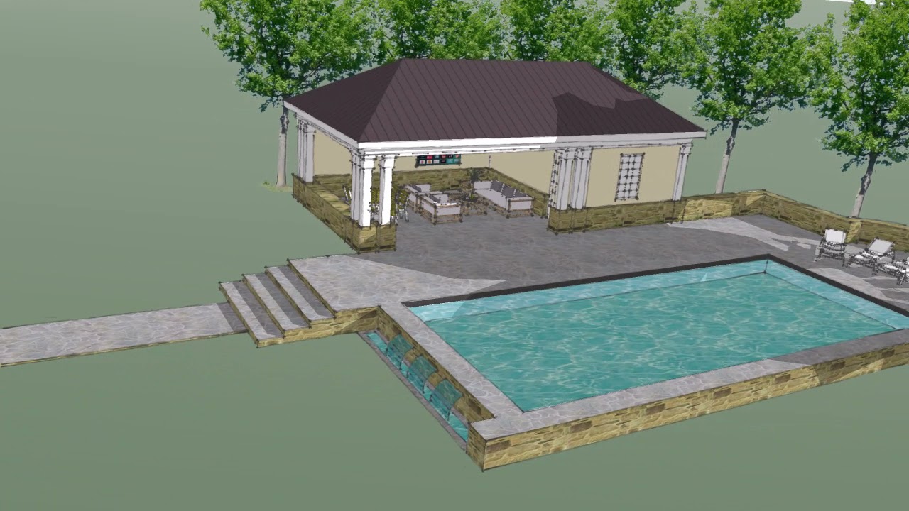 Pool and Pavilion Addition