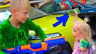 СЕСТРА ПОТРАТИЛА ВСЕ СВОИ ДЕНЬГИ. БРАТЬЯ СЧАСТЛИВЫ. БРОС ШОУ. NEW NERF. СЕСТРА ПОТРАТИЛА ВСЕ СВОИ ДЕНЬГИ. БРАТЬЯ СЧАСТЛИВЫ. БРОС ШОУ. NEW NERF.