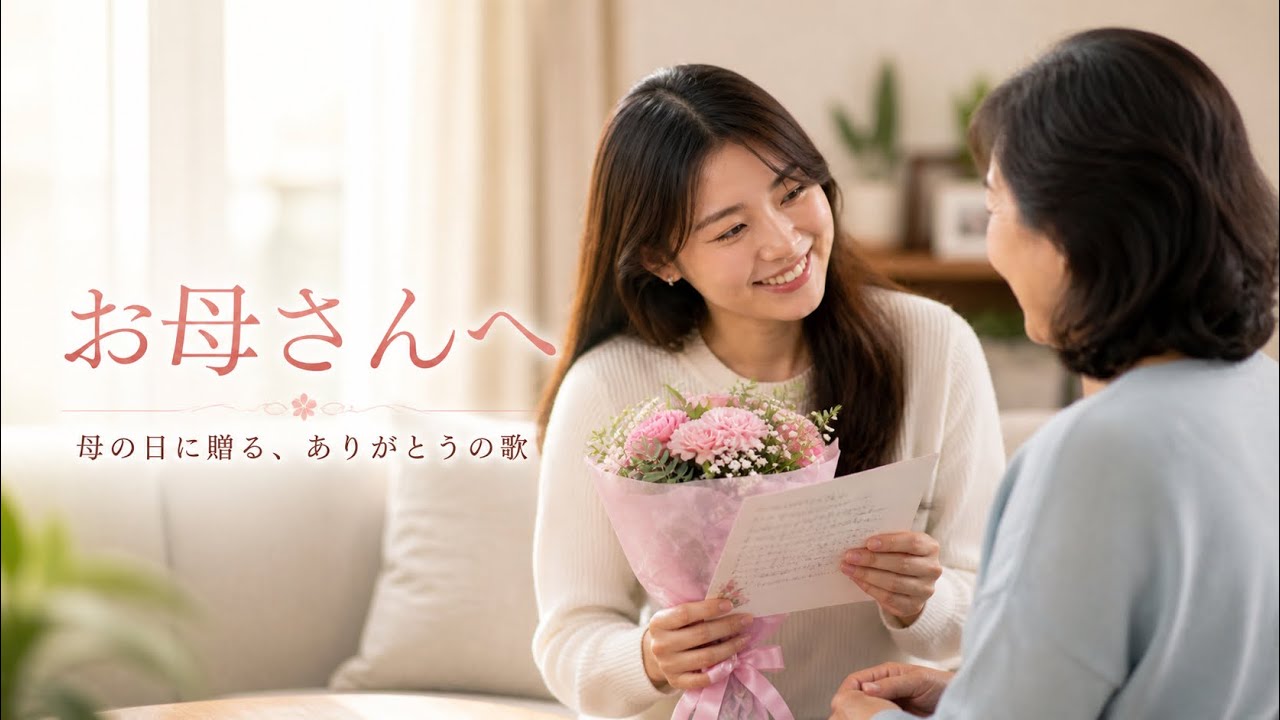 母の日ソング｜お母さんの笑顔が好き【ありがとうを歌にして】 - YouTube