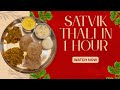 Traditional Satvik Thali | No Onion / Garlic Savan special | Healthy Vrat-Friendly Recipes #asmr