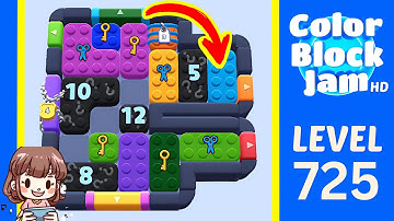 Color Block Jam Level 719 (725) Solution Walkthrough