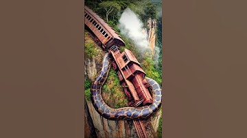 Nature Exploration | Travel Discovery | Python vs Train (Part7) #shorts #memes #wildlife #dancehall