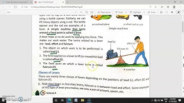 Class 5, Science, Ch 9 Force, Work &  Energy (Part 3)