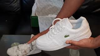 Before You Buy Lacoste T Clip Leather And Synthetic Unboxing Triple White 