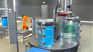 Tartler TAVA 200 F  - Automated drum filling with vacuum
