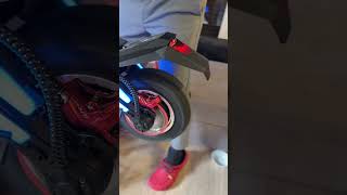 Scooter Brakes Catching Fire! 🔥#escooter #Rovoron #scooter #2wheels