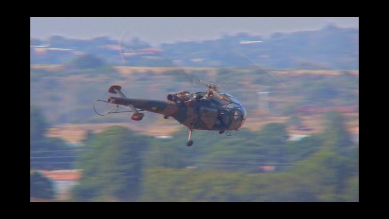 Alouette III Military Helicopter Nice Take Off YouTube