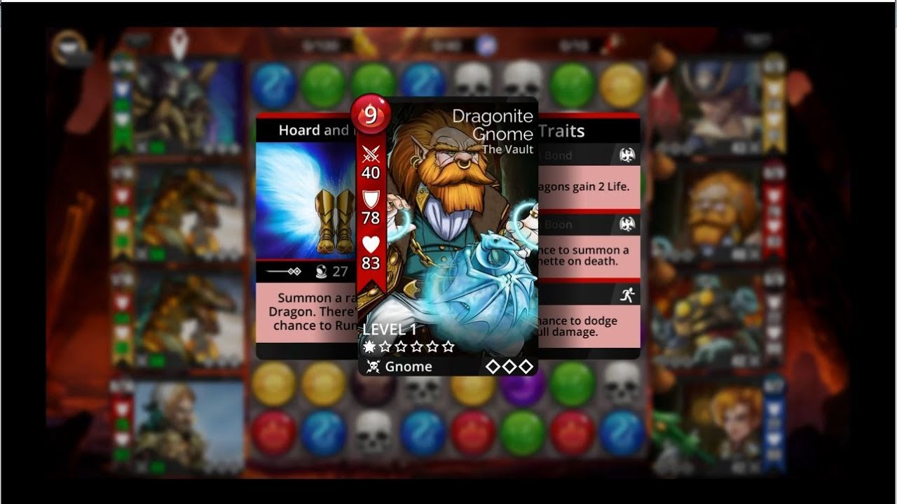 Gems of War Dragonite Gnome The Vault