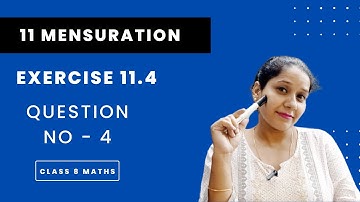 Unlocked: Class 8 Maths Chapter 11 Exercise 11.4 Q4 | Mastering Mensuration Made Easy