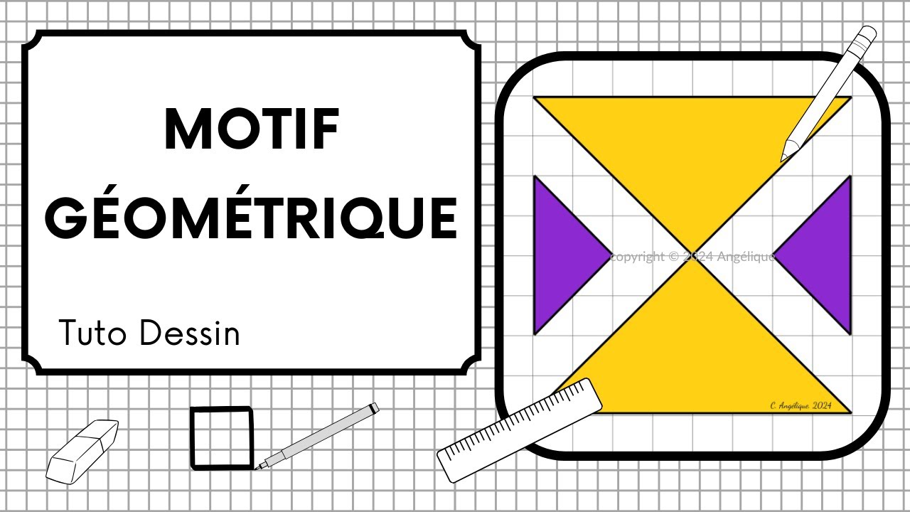 📏 Comment Dessiner un Motif Géométrique [TUTO Dessin Géométrique 118]