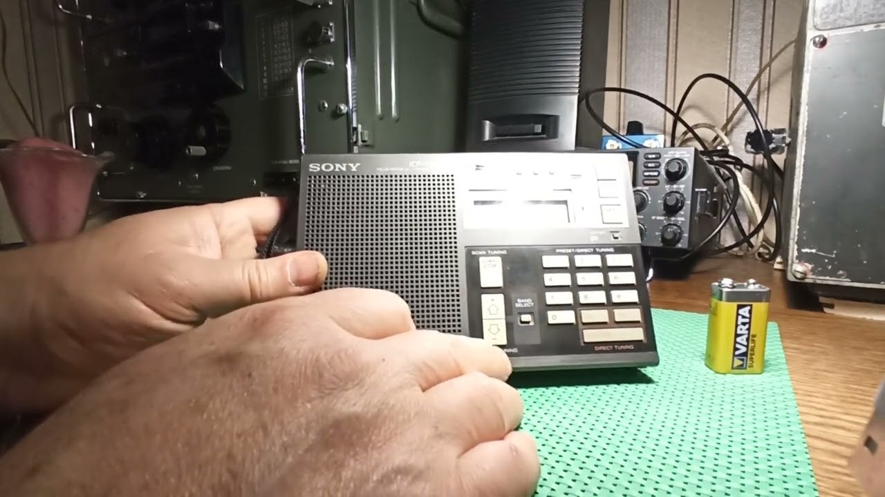 Sony ICF-7600D , вечерний эфир, СВ