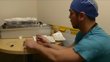 Setting up the CUSA- Scrub