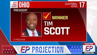 2024 Election Night Prediction | Joe Biden vs Tim Scott