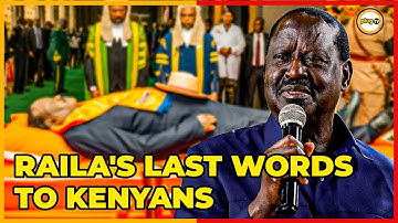 Tears as Milly Odhiambo Shares Raila’s Last Words: ‘I Forgive, Not Forget’|Plug Tv Kenya