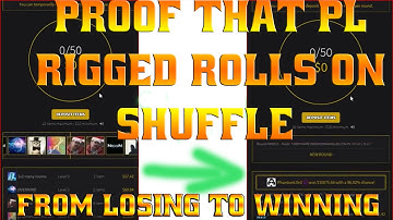 PHANTOMLORD RIGGED ROLLS ON CSGOSHUFFLE PROOF !?!