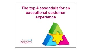 Webinar replay The top 4 essentials for an exceptional customer experience