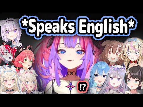 Everyone S Reaction To Vivi Speaking English Hololive
