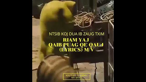 Riam Yaj - Qaib Puag Qe Qauj (Lyrics)