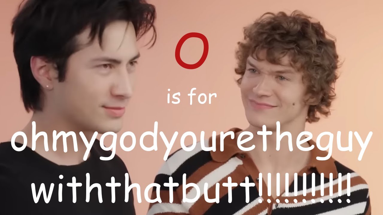 learn the alphabet with hudson williams and connor storrie