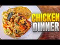 Easy Recipe for Dinner: CHICKEN with Dressing & Gravy  by Scratch - Smothered Chicken