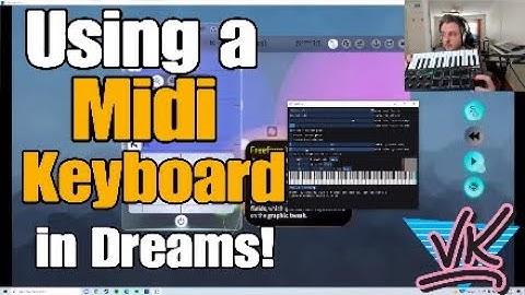 Play Music in Dreams with a Midi Instrument! | Tutorial Dreams PS4 PS5