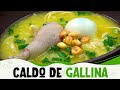 Cómo preparar CALDO DE GALLINA  | Receta peruana | Delicioso y rápido