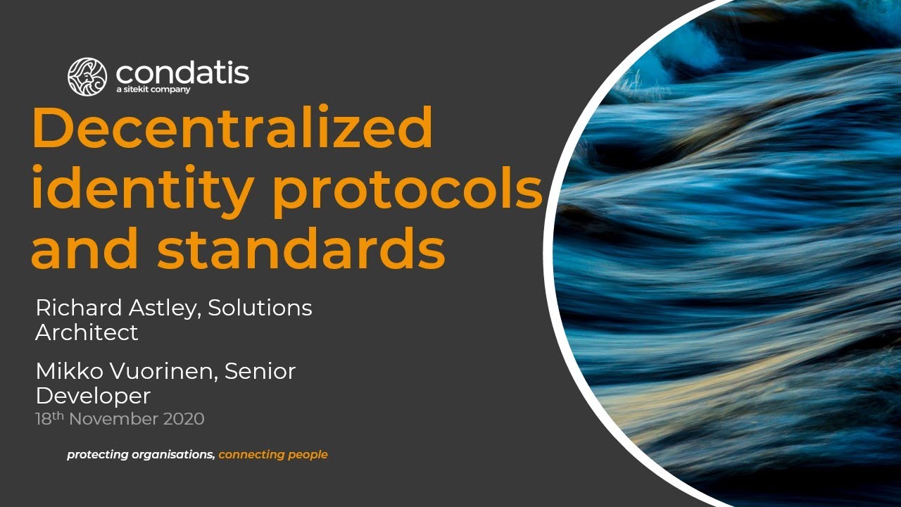 Decentralized identity protocols and standards