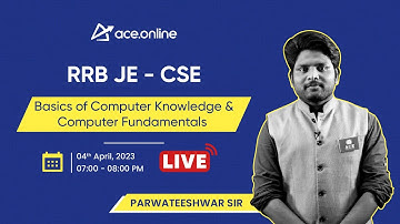 Basics of Computer Knowledge | Computer Fundamentals | Parwateeshwar sir | ACE Online | ACE Academy