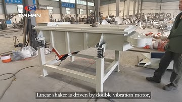 Linear vibrating screen operation test machine