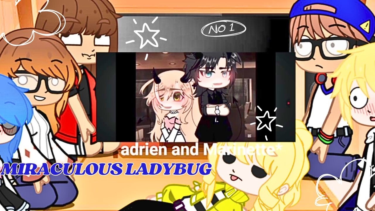 *(( MIRACULOUS LADYBUG 🐞))* REACT to themselves as MLB memes and Gacha TikToks 💖// Cupcake gacha