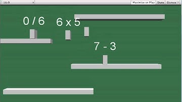 Sidescroller Math Game in Unity3D