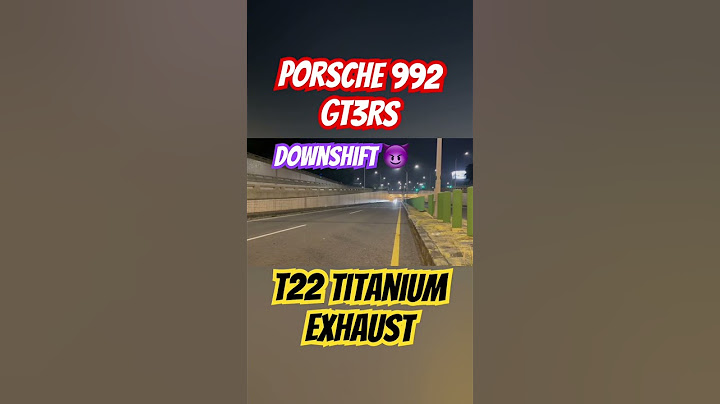 Porsche 992 GT3RS x T22 Titanium Exhaust #exhaust