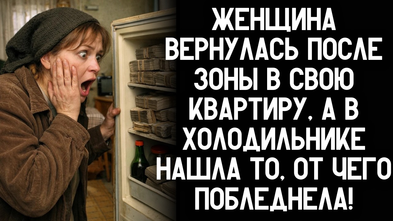Женщина вернулась после зоны в свою квартиру, а в холодильнике нашла то, от чего потеряла дар речи!