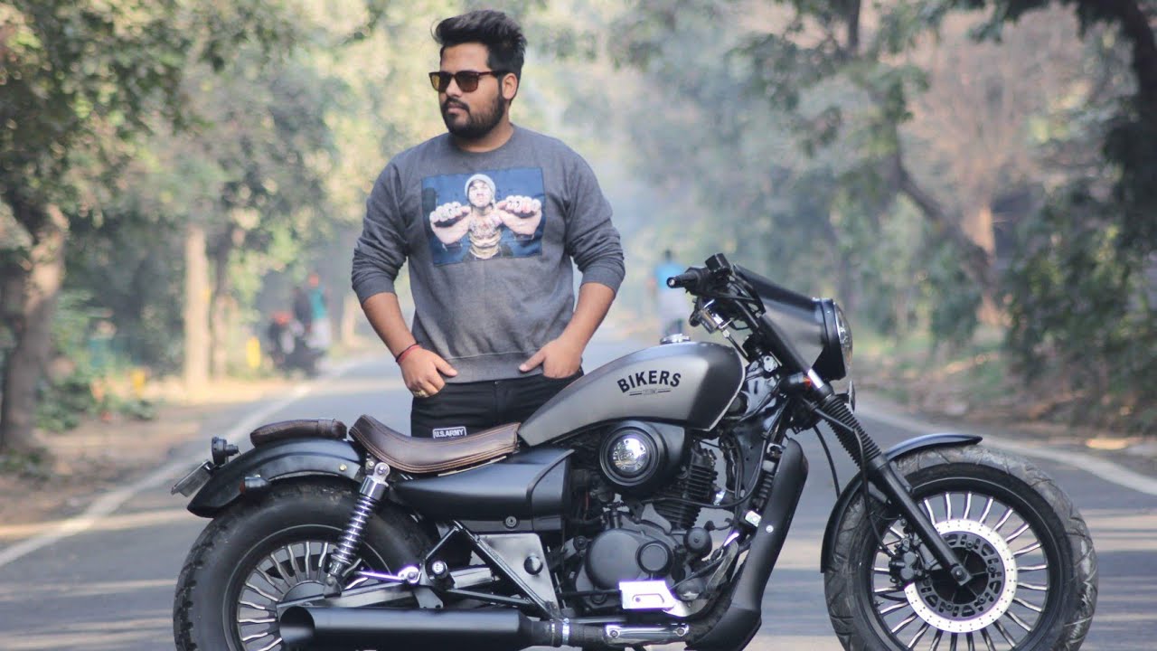 Avenger modified into Harley Davidson look custom motorcycles THE