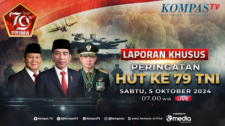 BREAKING NEWS - Presiden Jokowi dan Prabowo Hadiri HUT ke-79 TNI di Monas