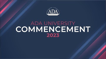 ADA University Commencement 2023