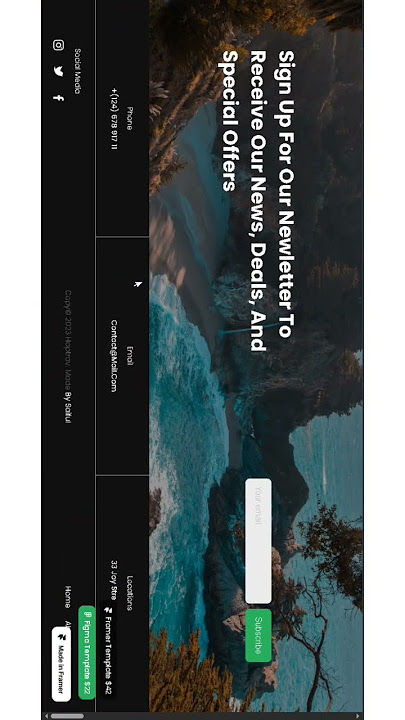 Pro website, no code. Get Link 🔗 lynk.id/irvitemply #framer #travel #website #nocode #design #figma